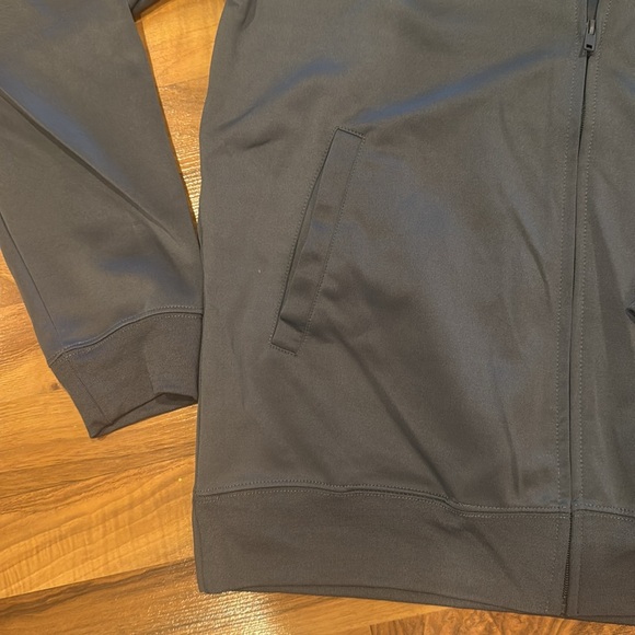 Casual Gray Zip-Up Hoodie by Crisp - Picture 3 of 5